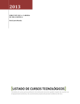 Catálogo de cursos Mecatrónica 2013