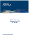 Revisión del Programa Macroeconómico 2013-2014