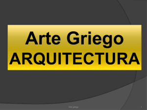 Arte Griego ARQUITECTURA