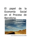 El papel de la Economía Social en el Proceso de Barcelona.