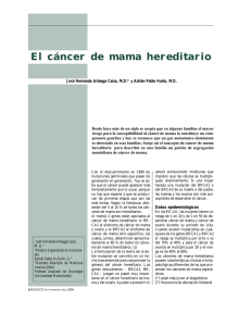 El cáncer de mama hereditario