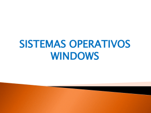 sistema operativo ya Windows - SERVICIOS DE RED E INTERNET