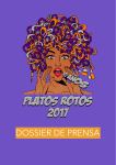 Dossier de Prensa - Festival Platos Rotos