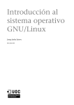 Introducción al sistema operativo GNU/Linux