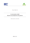 La economía verde desde una perspectiva de género