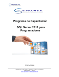 Programa de Capacitación SQL Server 2012 para
