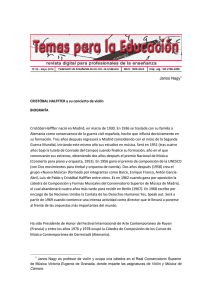 Janos Nagy1 CRISTÓBAL HALFFTER y su concierto de violín