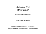 Árboles RN Montículos - Departamento de Ingeniería de Sistemas