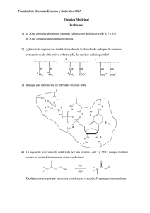 Química Medicinal Problemas 1) a) ¿Qué aminoácidos tienen