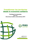 Transformar los territorios desde la economía solidaria