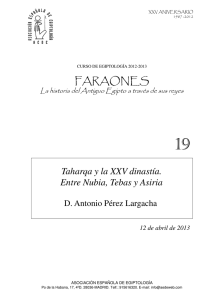 FARAONES - Asociación Española de Egiptología