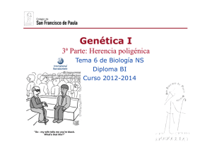 Herencia poligénica - Ciencias con D. Germán