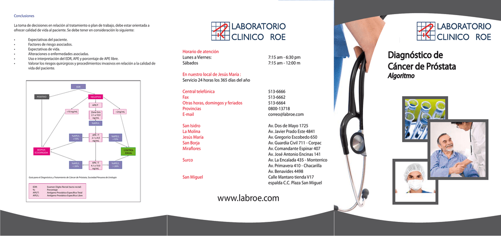 Algoritmo Laboratorio Clinico Roe