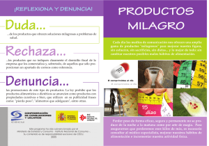 Productos milagro