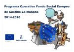 Programa Operativo Regional Fondo Social Europeo de Castilla
