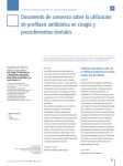 Documento de consenso sobre la utilización de profilaxis