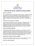 Información breve: Culebrilla (herpes zóster)