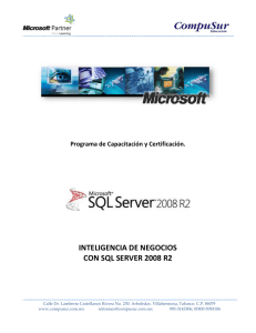 Inteligencia de Negocios con SQL Server 2008 R2