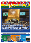 bolivia ratifica ante la onu “acuerdo de parís”