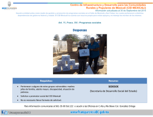 Centro de Infraestructura y Desarrollo para Comunidades Rurales