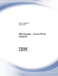 IBM Campaign Guía de PDK de validación v10.0