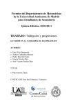 Triángulos y progresiones - Universidad Autónoma de Madrid