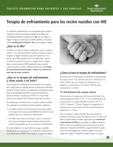 Terapia de enfriamiento para los recién nacidos con HIE