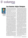 "Los Buenos Viejos Tiempos", October 28