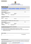 Carnet de usuario de la Biblioteca Municipal de Almàssera
