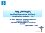 NILOPIROX terbinafina comp. 250 mg terbinafina crema 1%