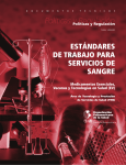 estándares de trabajo para servicios de sangre