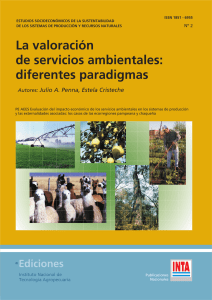 La valoración de servicios ambientales: diferentes paradigmas