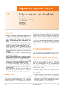 Antigeno prostatico especifico elevado (AMF 2009 - amf