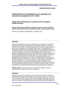 Orbitectomía en monobloque en un paciente con