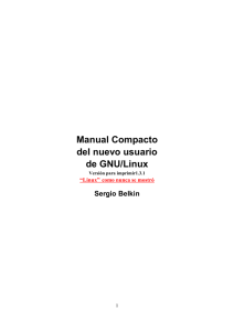 Manual Compacto del nuevo usuario de GNU/Linux