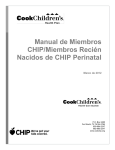 CCHP CHIP and CHIP Perinate Newborn Member Handbook