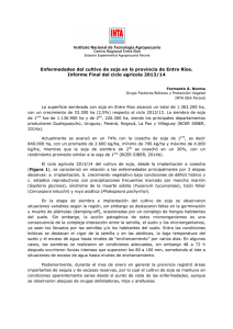 INTA- Informe final enfermedades de Soja 2013-14