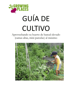 guía de cultivo - Growing Places Gardening Project