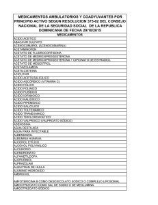 Catalogo de Medicamentos