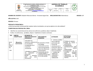 agenda de trabajo acadèmica