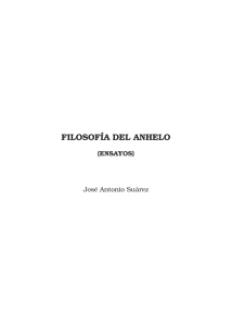 filosof&iacute;a del anhelo - Editorial Club Universitario