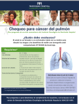 Chequeo para cáncer del pulmón