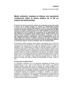 Medio ambiente: empieza en Atenas una importante
