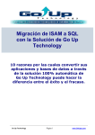 Migración de ISAM a SQL con la solución de GoUp Technology
