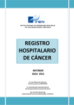 REGISTRO HOSPITALARIO DE CÁNCER