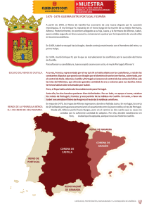 1475 - 1479: guerra entre portugal y españa