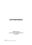 leptospirosis - Instituto Nacional de Salud