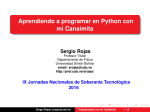 Aprendiendo a programar en Python con mi Canaimita