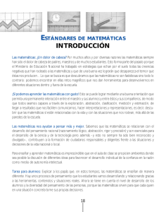 Estandares Matematicas - Ministerio de Educación Nacional