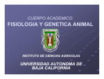 fisiología y genética animal - Coordinación de Posgrado e